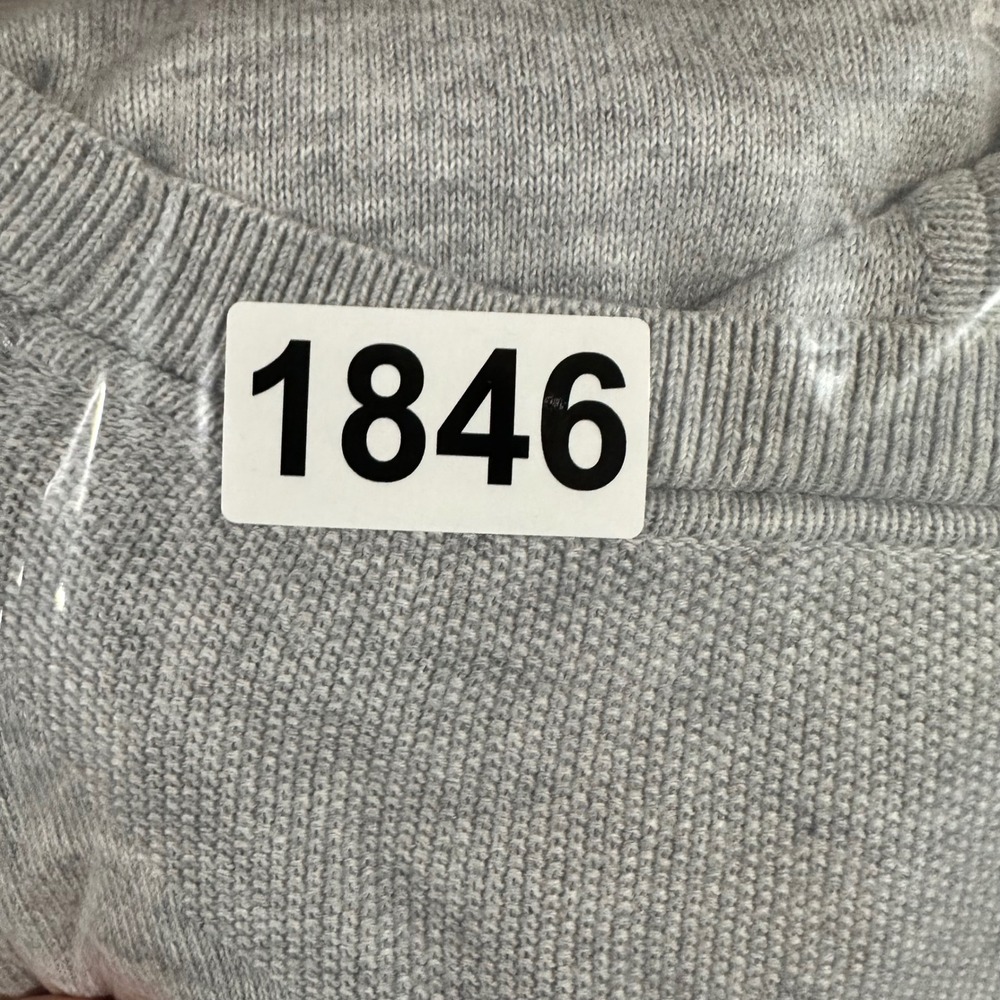 Lacoste Cardigan Sweater Mens XL Gray Classic Preppy V-Neck Button Up - Picture 13 of 13